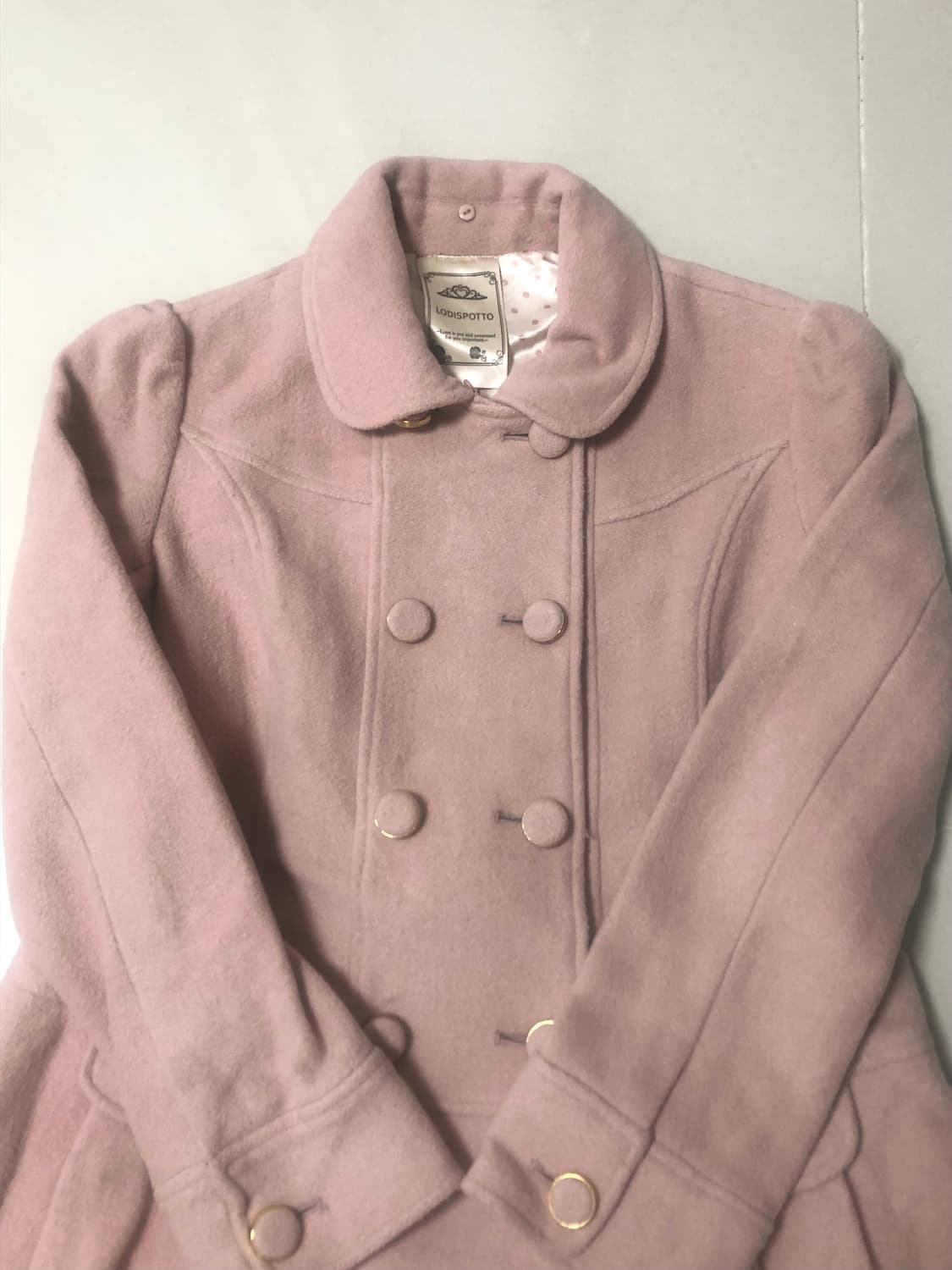 딸기우유 라떼갸루 히메갸루 코트 빈티지 리즈리사 엑시즈팜 모리걸 상품이미지2