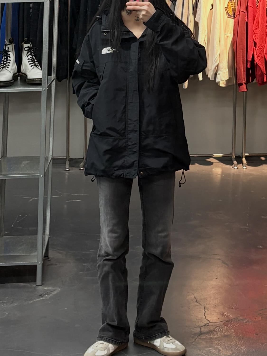 노스페이스 하이벤트 사이드로고 바람막이자켓 A3686 상품이미지1