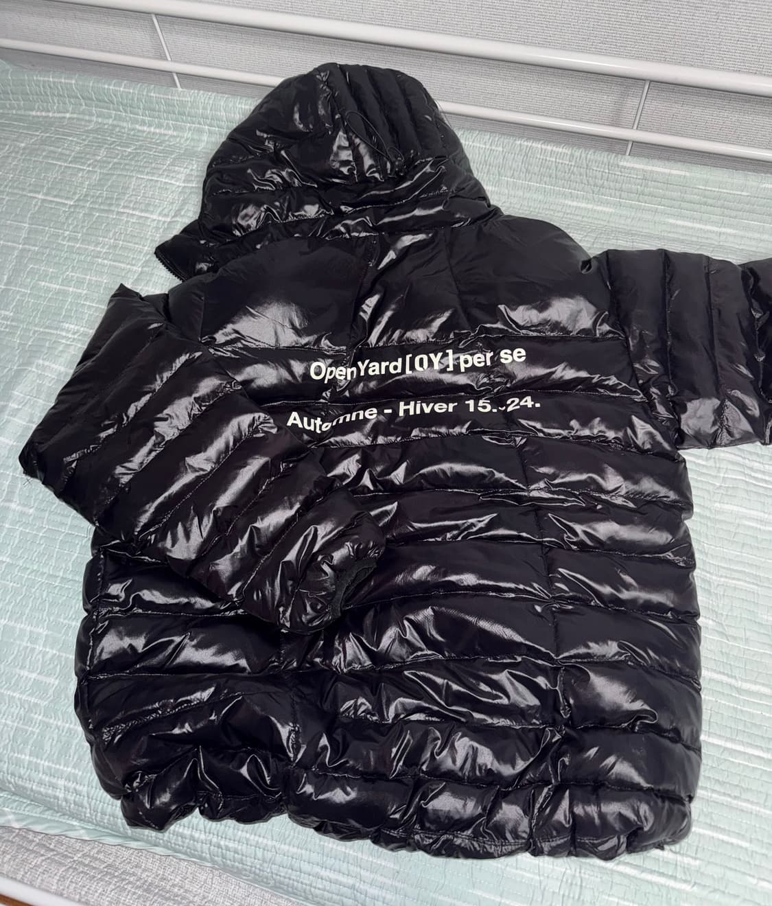 오와이 경량패딩 유광 0사이즈 상품이미지1