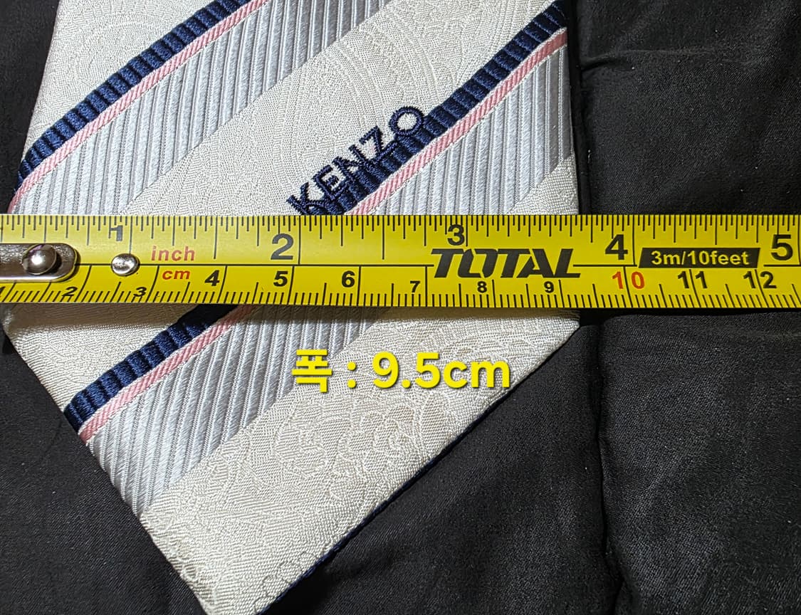 [정품] 켄조 옴므 자가드 스트라이프 실크 넥타이 상품이미지8