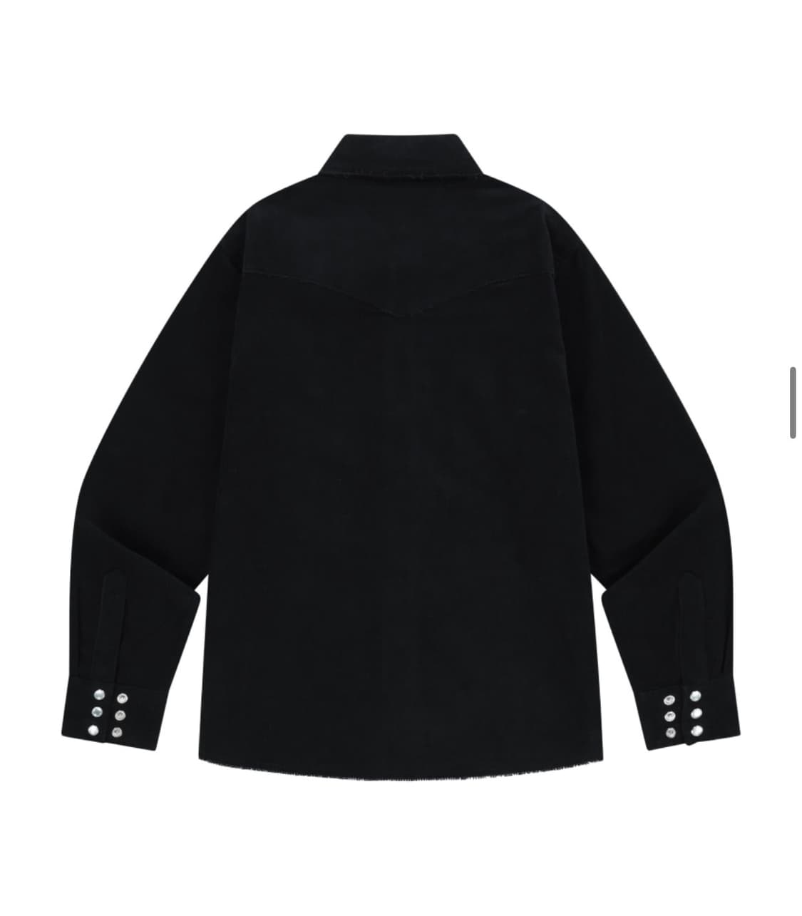 CORDUROY WESTERN SHIRTS BLACK 상품이미지3