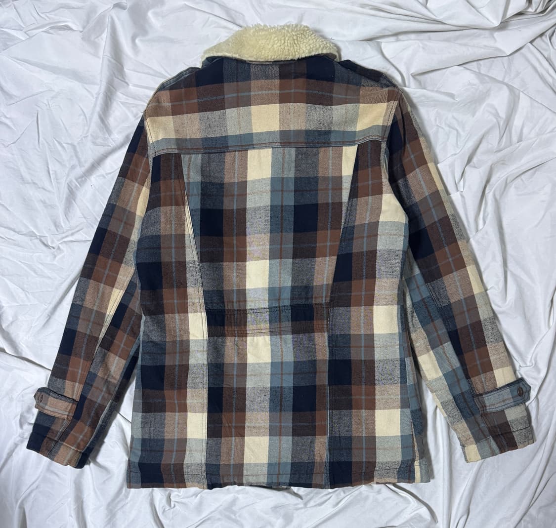 에드윈 체크 쉐르파 시어링 자켓 상품이미지2