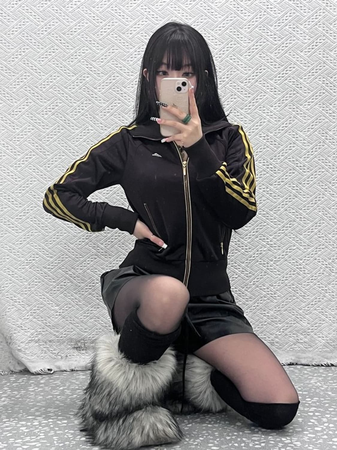 아디다스 희귀 Y2K 초코브라우니 져지 집업 L C10091 상품이미지1