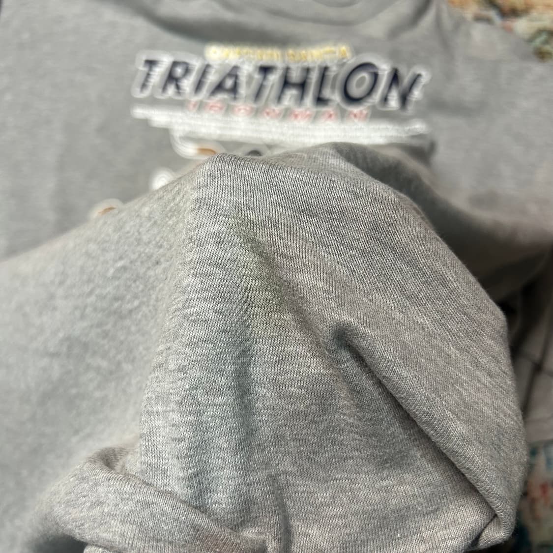 [2XL] 90s 캡틴 산타 철인삼종경기 싱글 스티치 반팔 티셔츠 상품이미지6