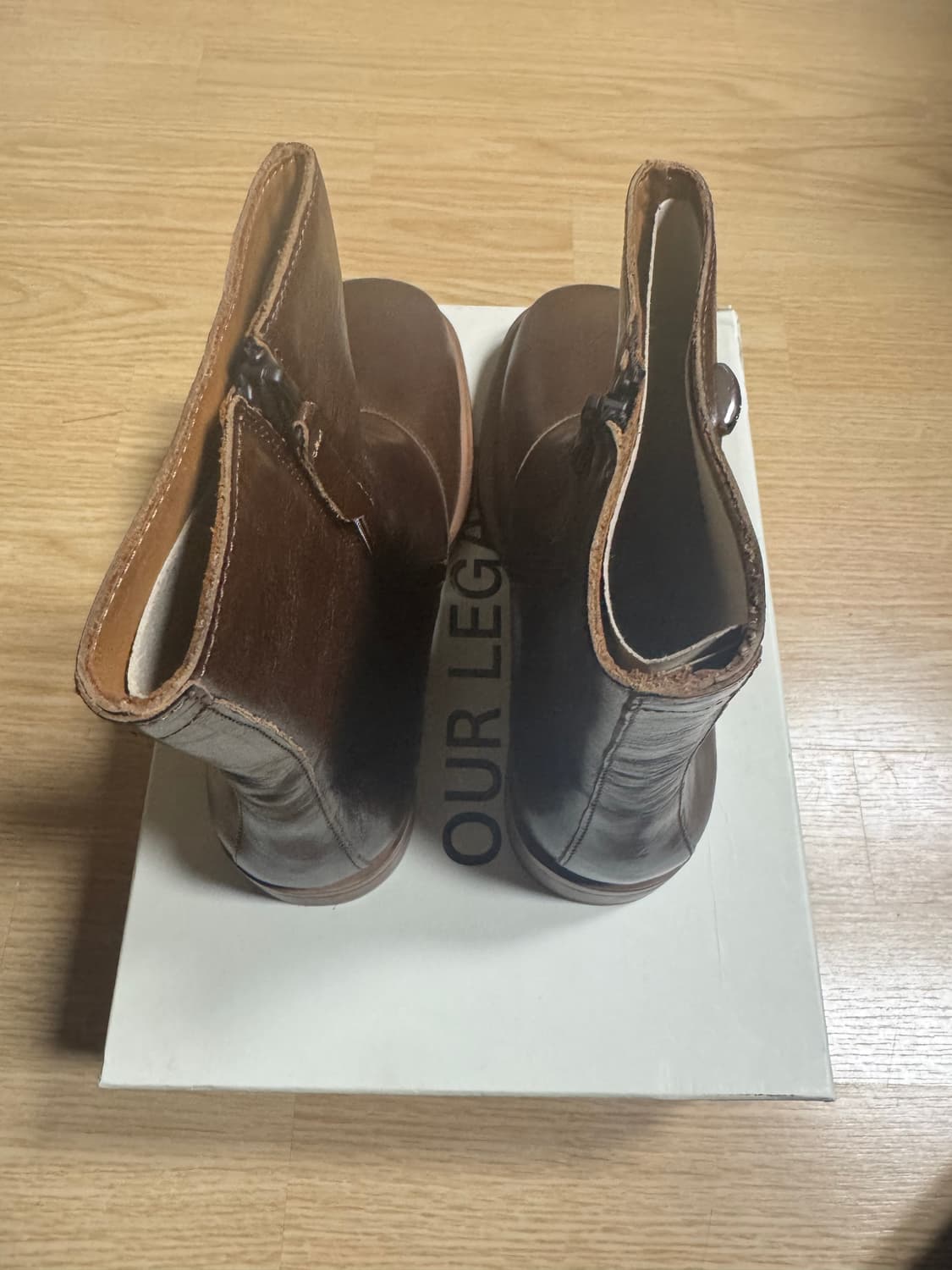 아워레가시 카미온 앙클부츠 브라운 상품이미지2