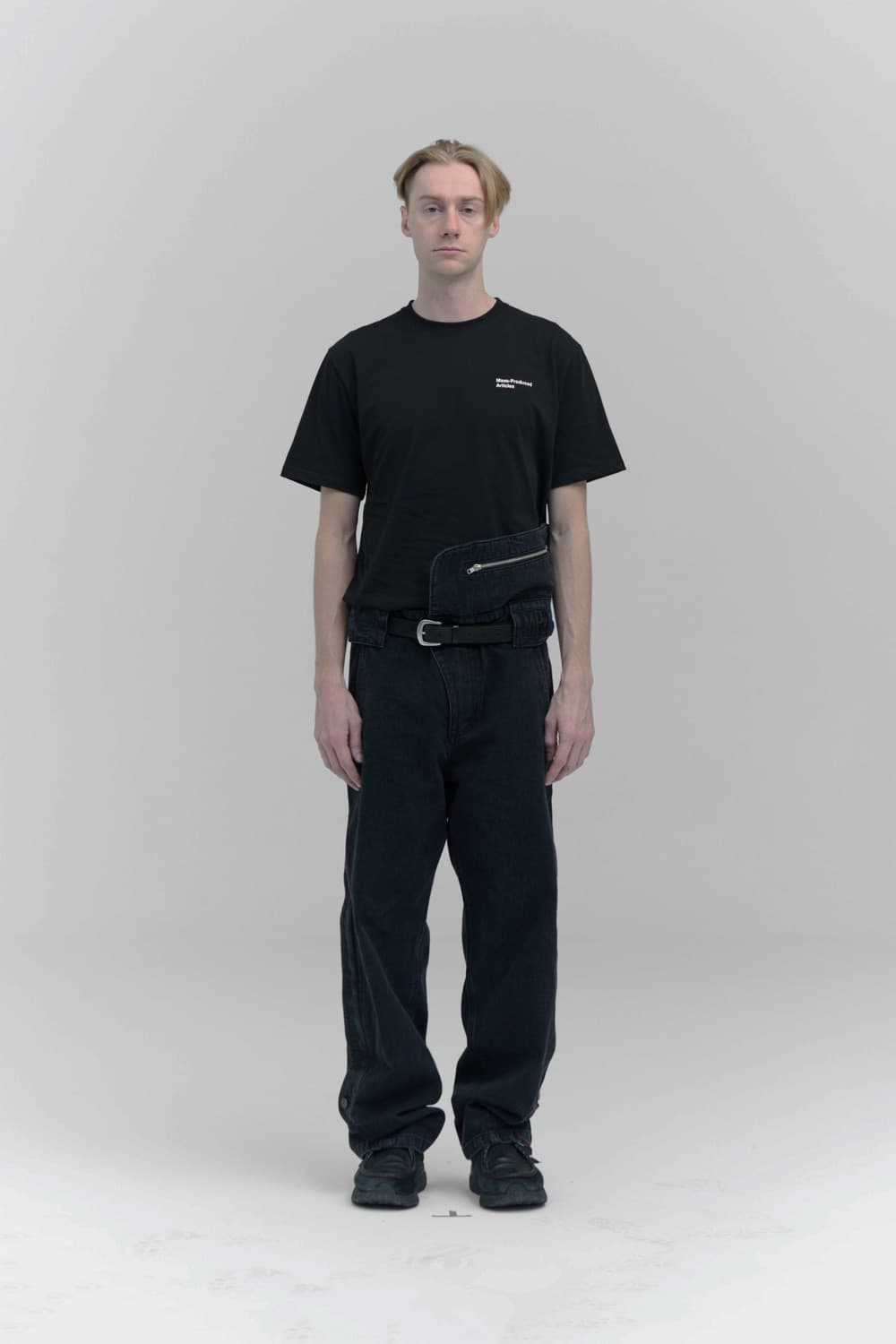 MPa SINGLE WAIST POCKET PANTS (BLACK) M 상품이미지3