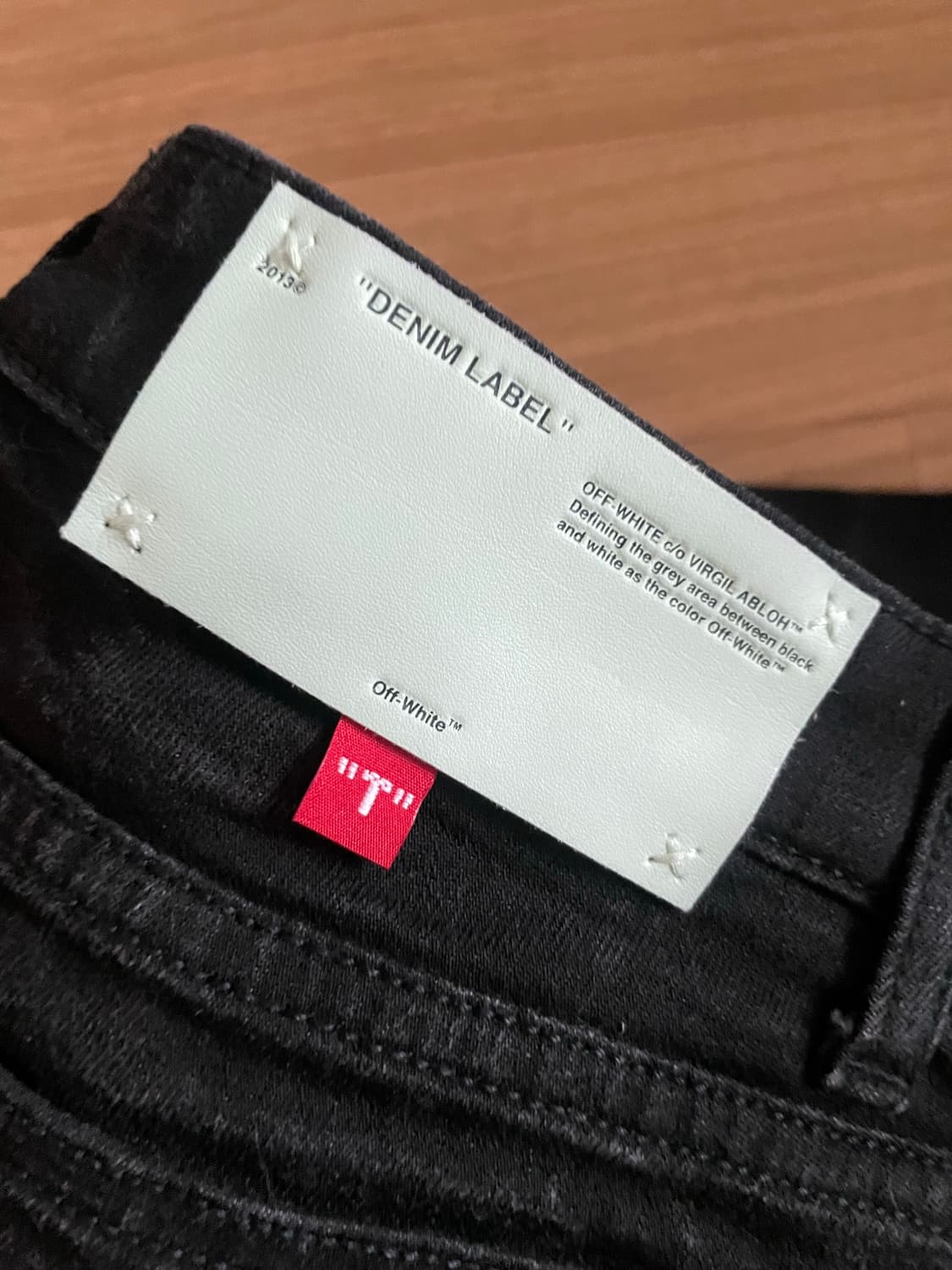 오프화이트 데님진 판매 상품이미지5