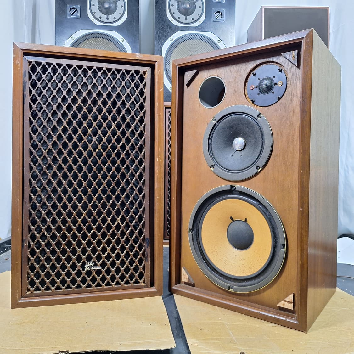 SANSUI 산수이 SP-1001 빈티지 궤짝 스피커 10인치 레트로 상품이미지1