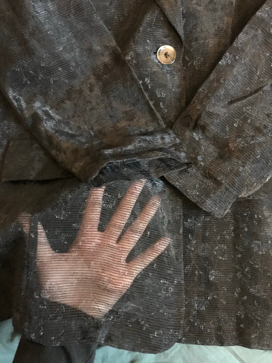 시스루 자카드 자켓 상품이미지2