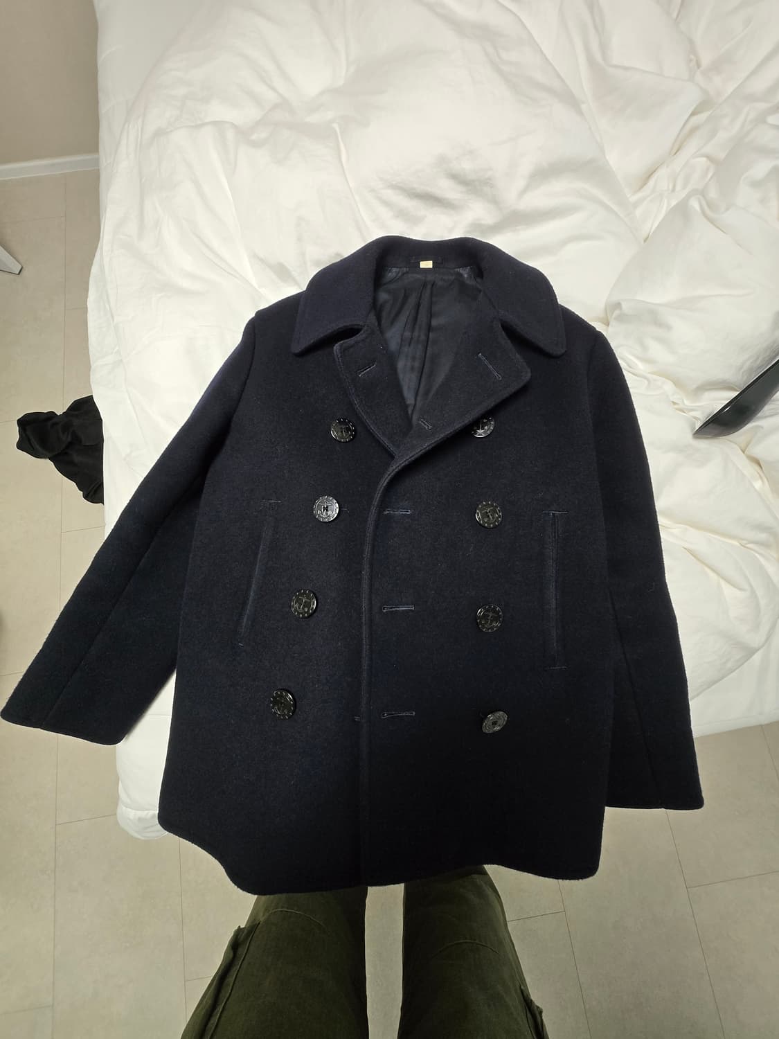 버즈릭슨 피코트 네이비 42사이즈 상품이미지1