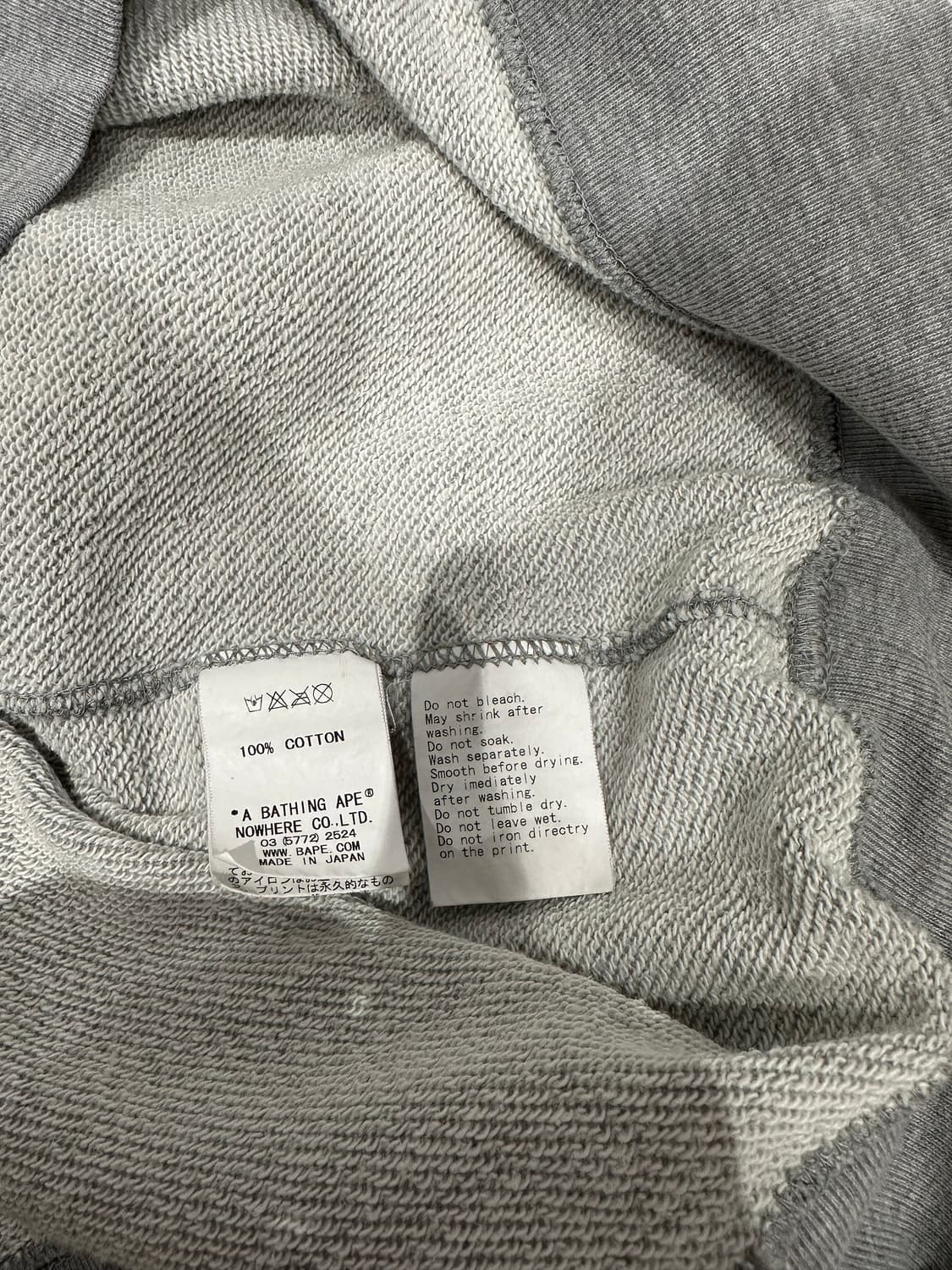 베이프 뮤직노트 스웻셔츠 L 사이즈 상품이미지5