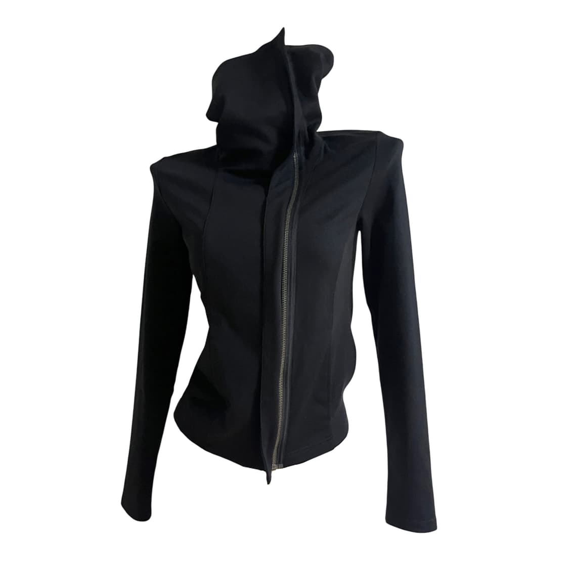 a/x 드레이프 하이넥 져지 집업 상품이미지5