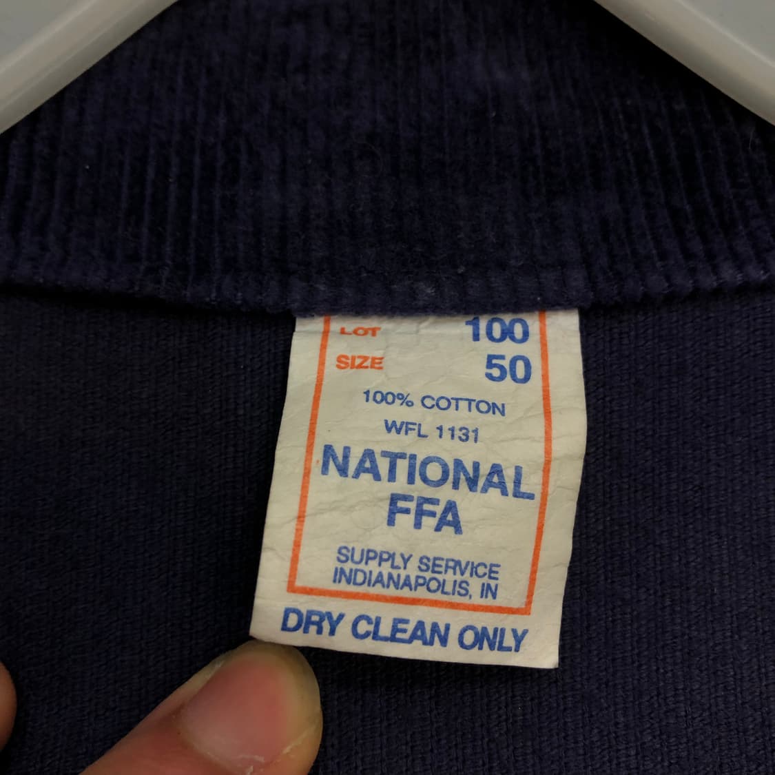 90년대 FFA 퍼플 코듀로이 자켓 상품이미지9