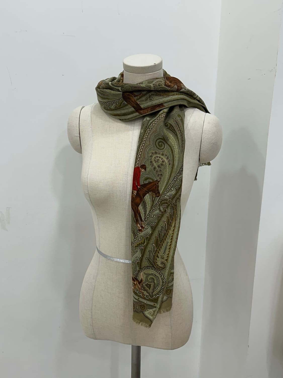 에트로 울 실크 머플러 상품이미지4