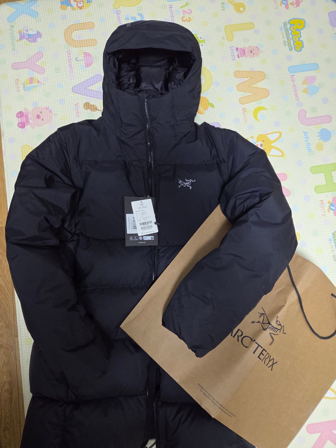 (새상품 M)아크테릭스 토륨SV 파카 블랙 상품이미지1