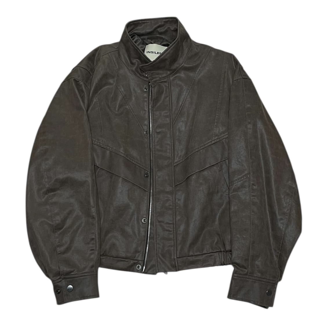 인사일런스 크랙 스웨이드 자켓 브라운 S 상품이미지3