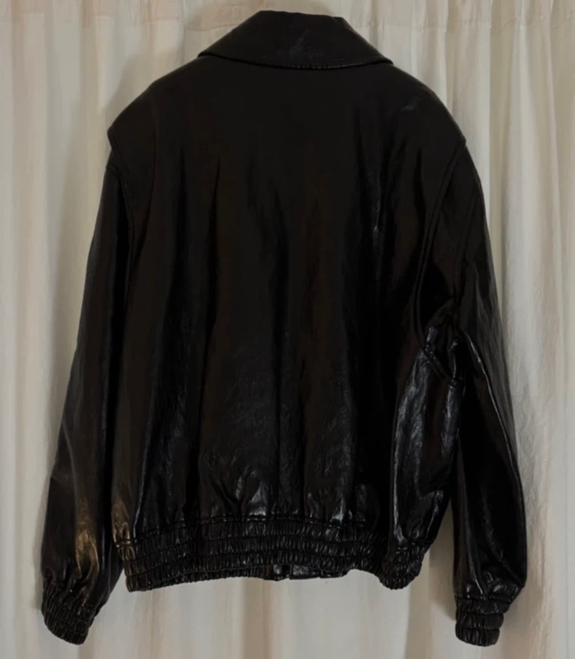 LFM 페이크레더 봄버자켓 상품이미지4