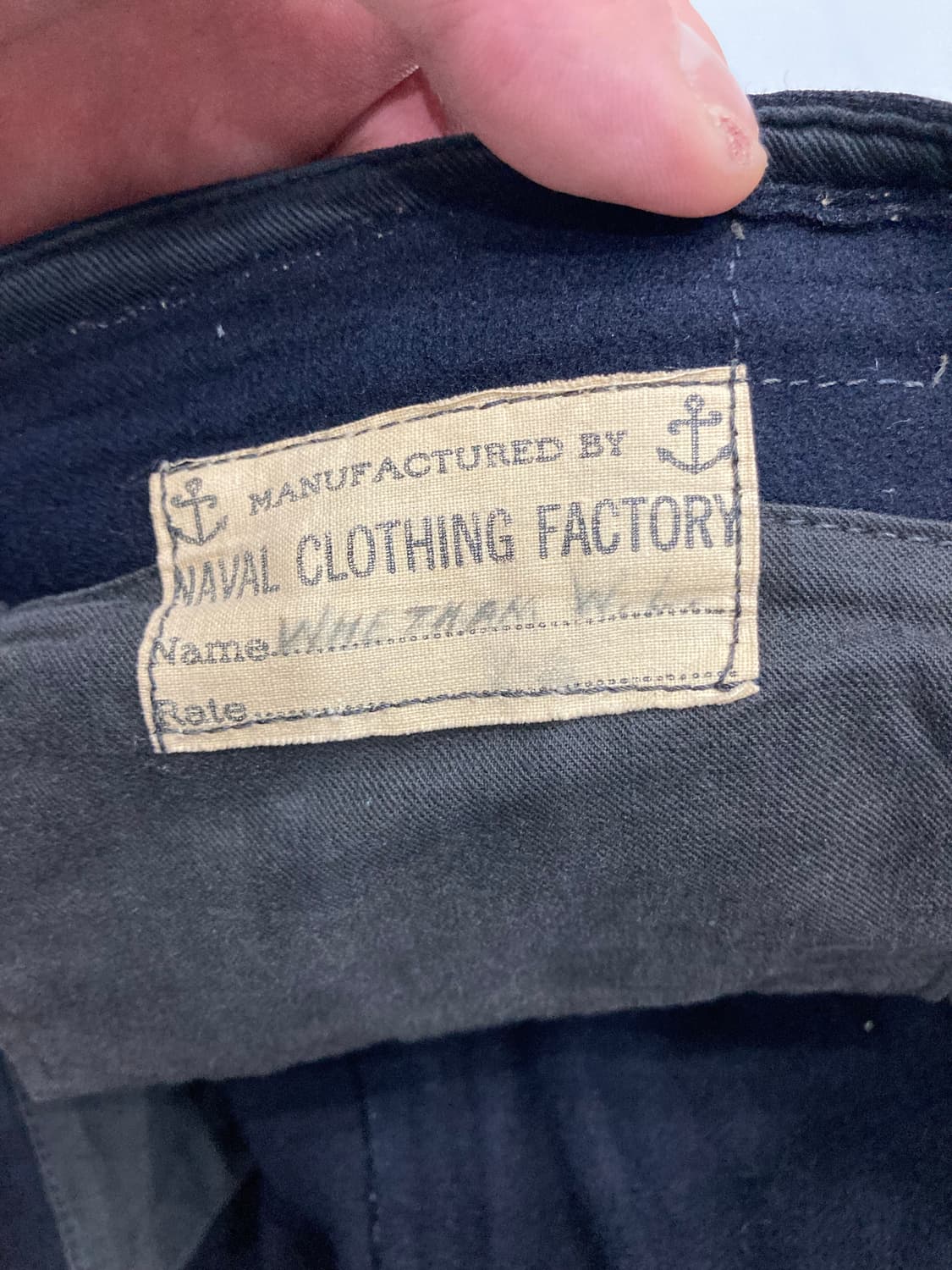 WW2 40s Us navy wool sailor pants 상품이미지3