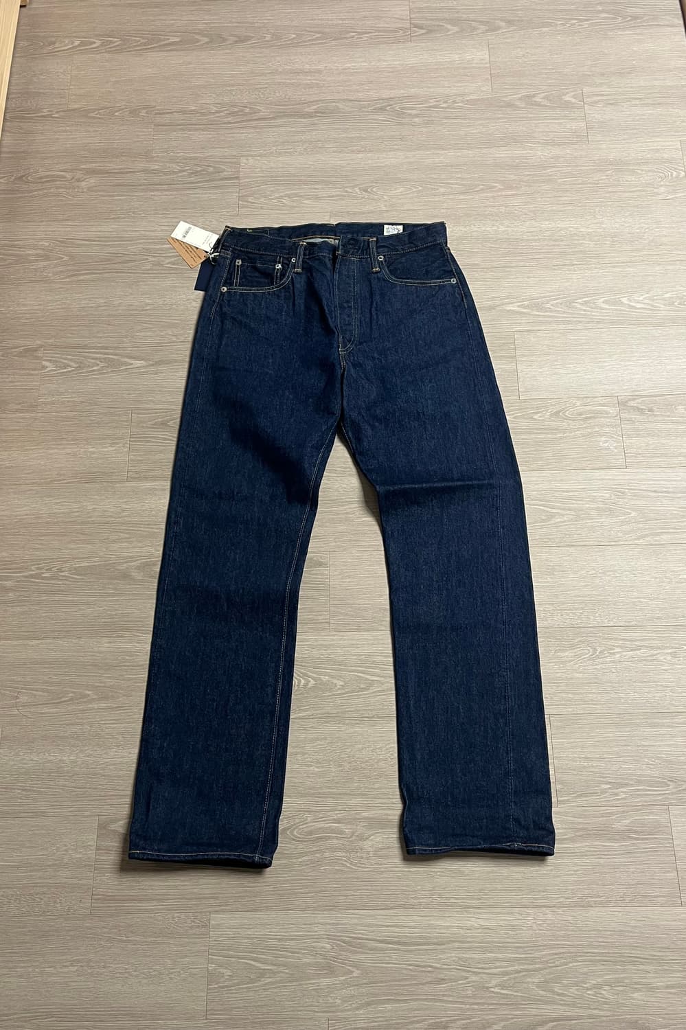 (새상품) 오어슬로우 105 원워시 셀비지 데님 상품이미지2