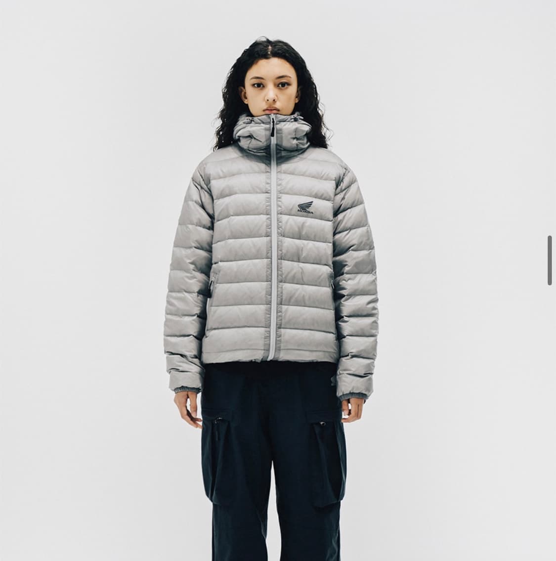 혼다 H-Tech 스톰 쉴드 파카 경량 패딩 라이트 그레이 M 상품이미지4