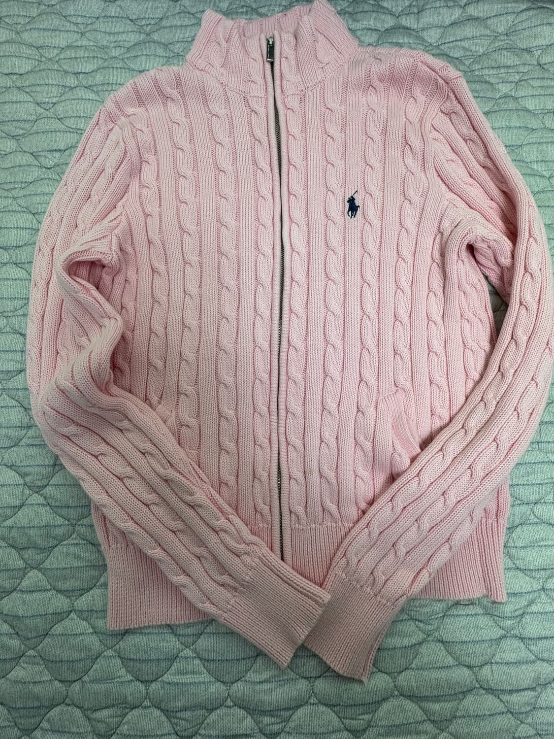 폴로 스포츠 케이블 니트집업 상품이미지1