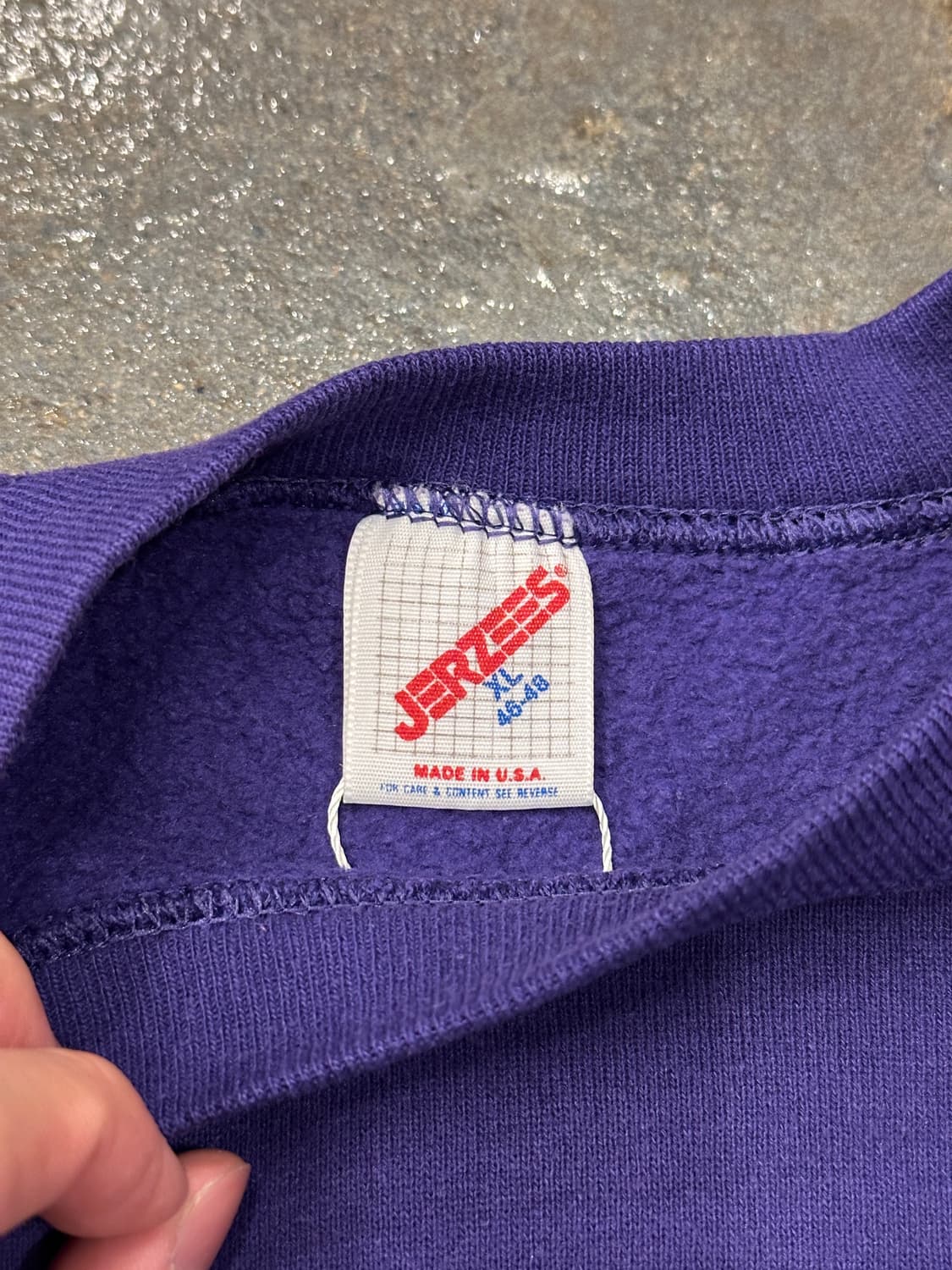 90s Jerzees 50/50 USA 스웻셔츠 XL 상품이미지4