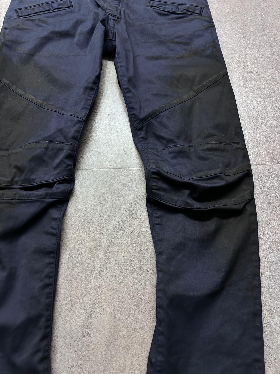 피에르 발망 오일 워싱 슬림 바이커 팬츠 상품이미지3