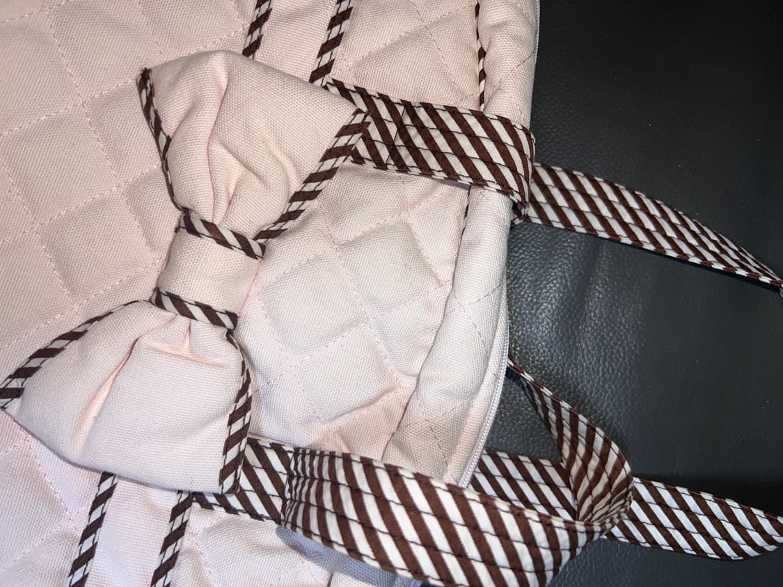 나라야 핑크 초코 리본 백 가방 히메갸루 라떼갸루 상품이미지3