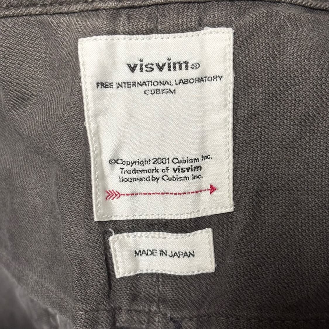 1) 비즈빔 visvim 기포드 팬츠 DMGD 블랙 상품이미지7
