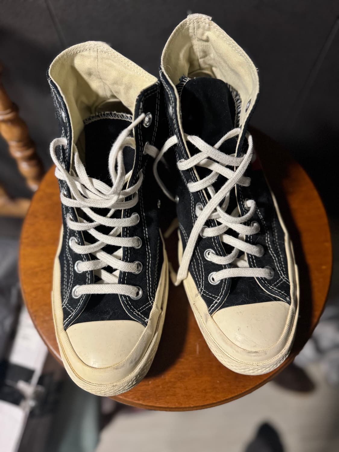 꼼데가르송 컨버스 하이 us9 상품이미지1