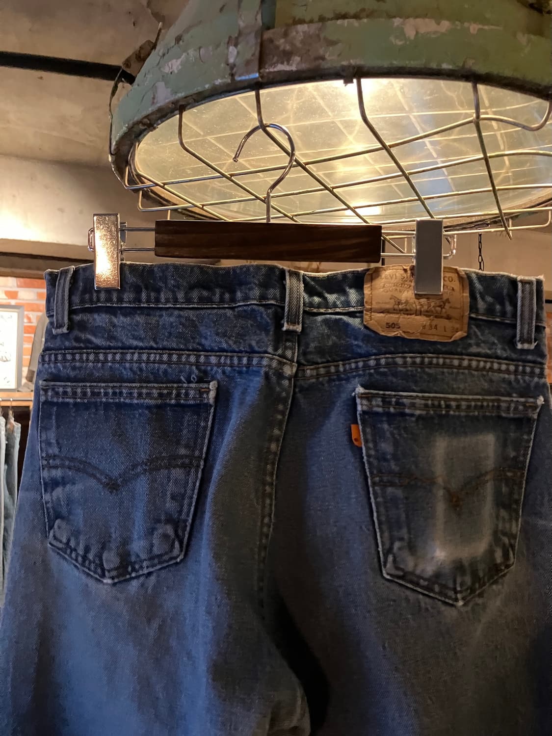 90s USA Levis 505 Orange Tab Denim Pants 상품이미지6