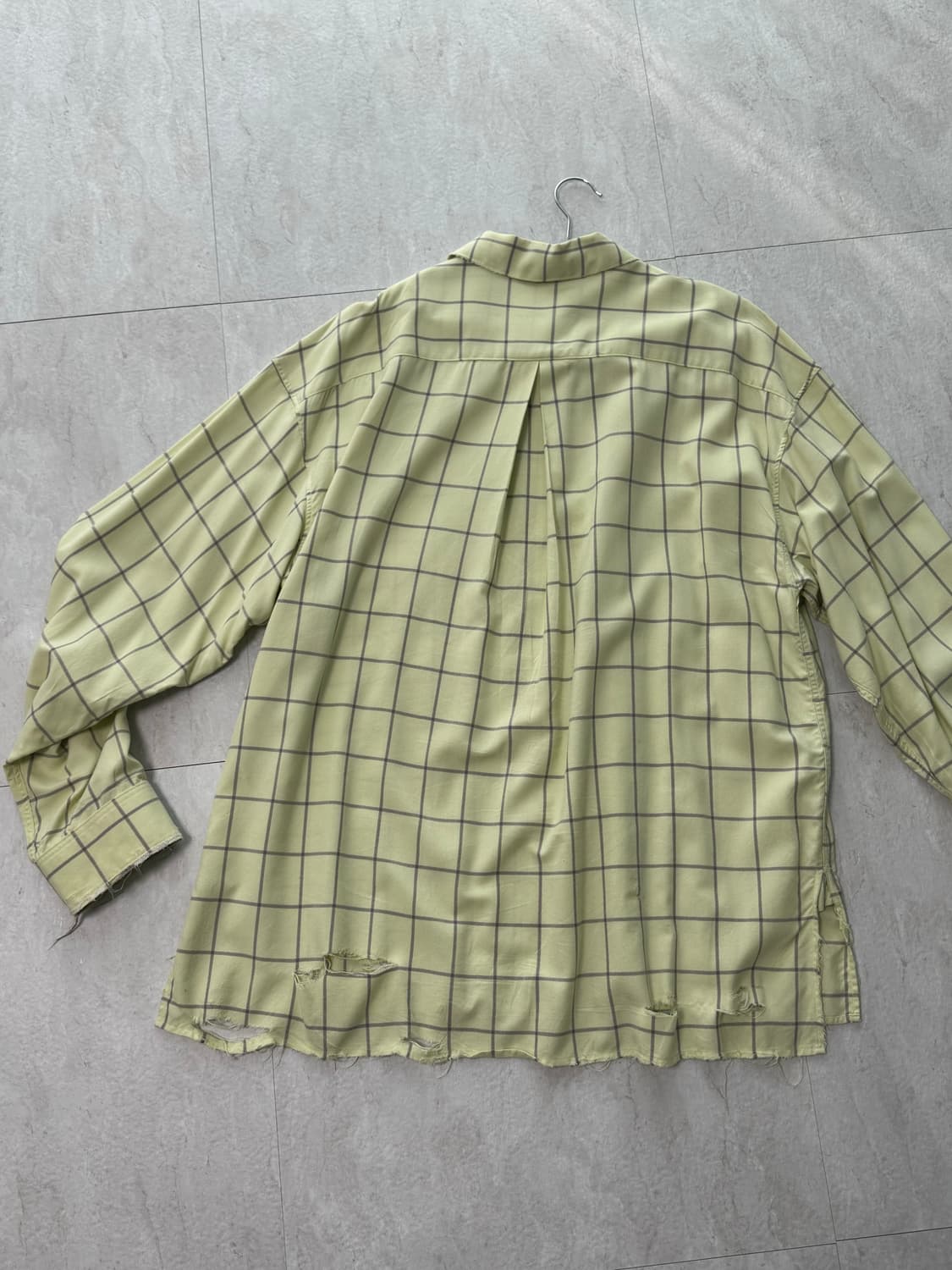 안셀름 Ancellm RAYON CHECK CRASH LS SHIRT 상품이미지8