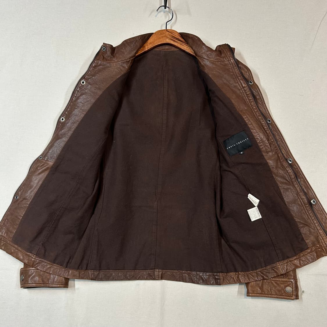 M) 크리스 크리스티 테크니컬 멀티 포켓 베지터블 양가죽 자켓 상품이미지5