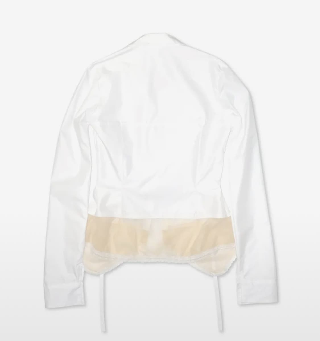 태 주문제작 레이스 가터셔츠 스몰 화이트컬러  상품이미지3