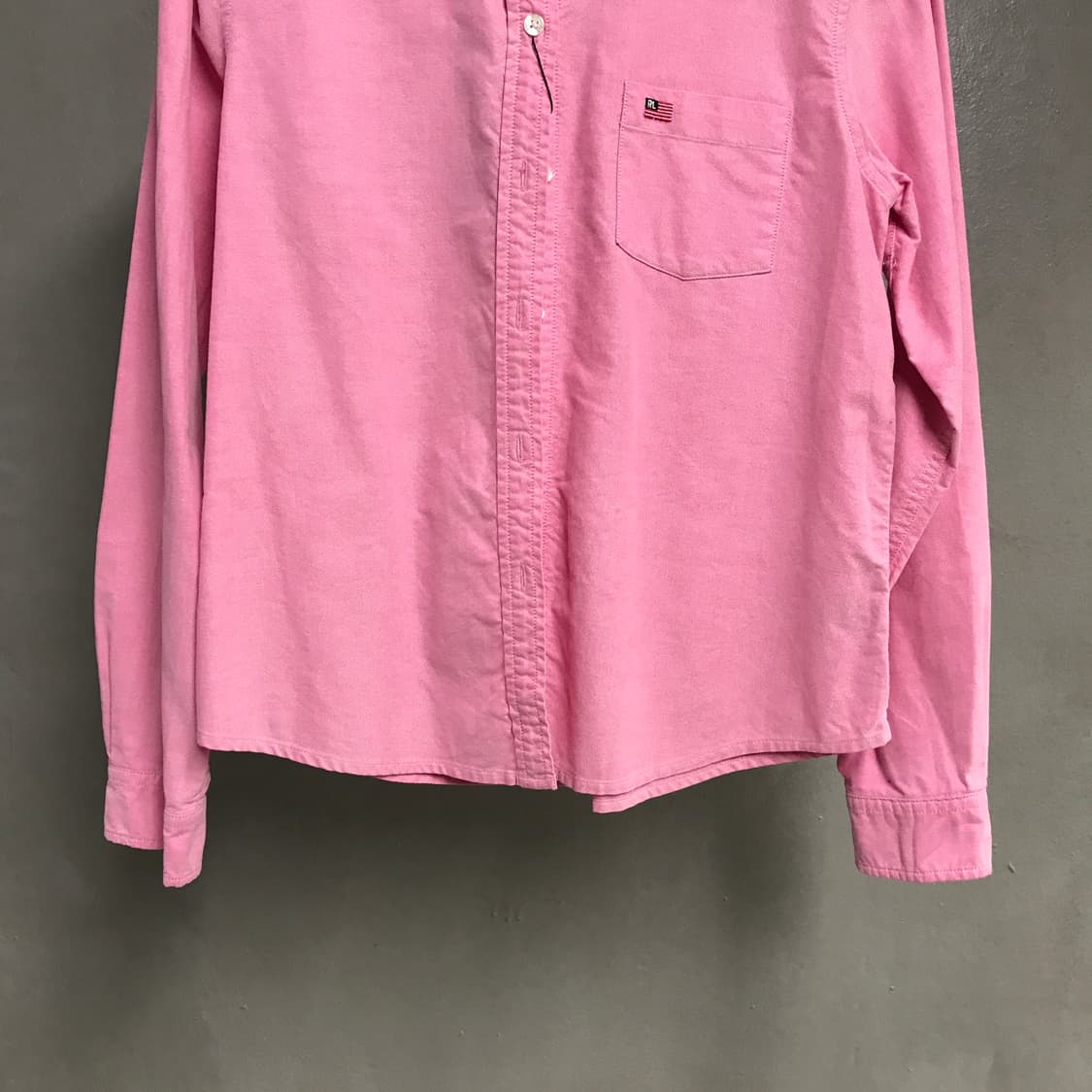폴로 진스 셔츠 핑크 S(W) 상품이미지3