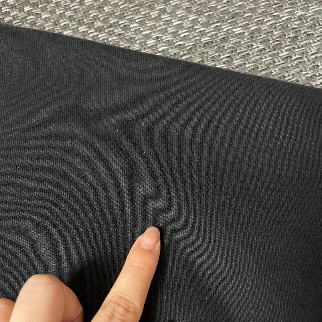 베루툼 블랙 로고패치 후드티 XL 상품이미지6