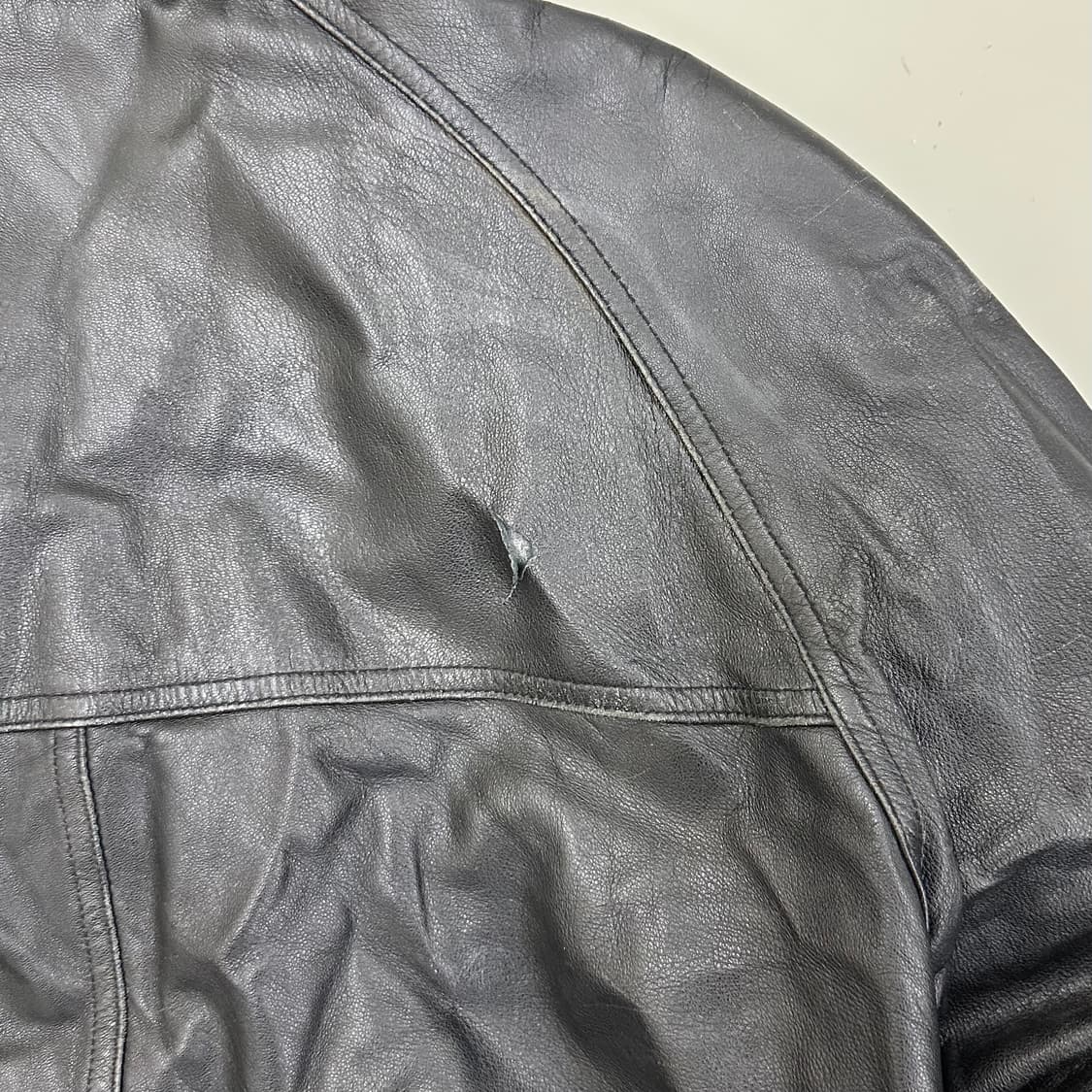 90s 빈티지 램스킨 레더 자켓 상품이미지7