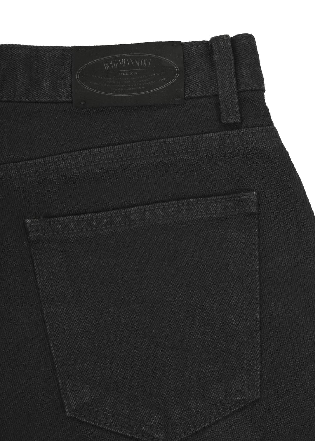 보헤미안서울 DAMAGE BLACK SHORTS BLACK   상품이미지6