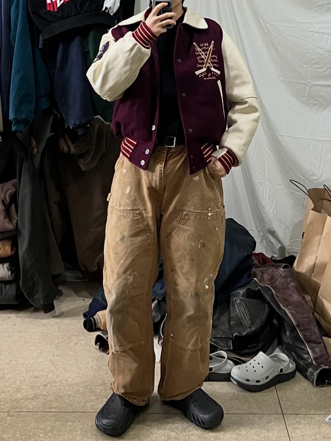 ABAHOUSE 아바하우스 아이스하키 바시티 자켓 상품이미지4