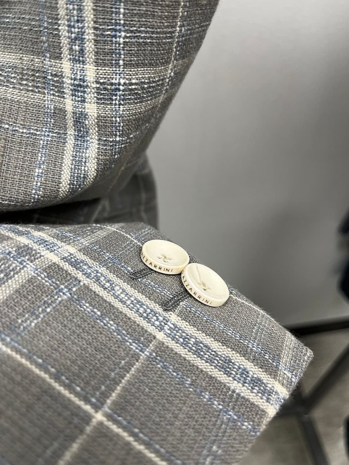 95) 가자리니 그레이 체크자켓  상품이미지3