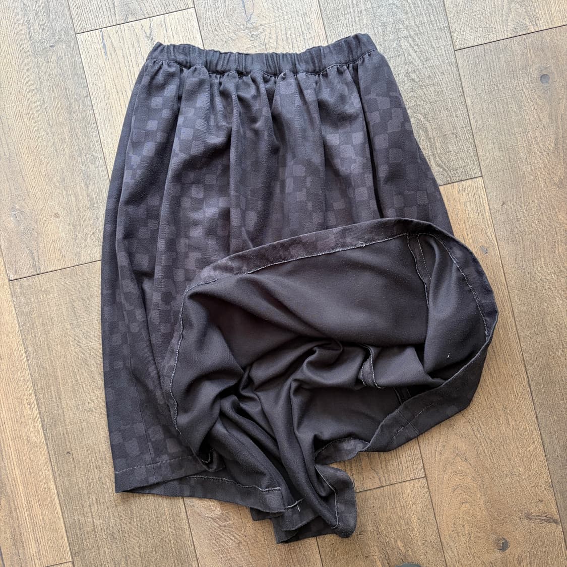 Checker Board Volume Skirt 상품이미지4