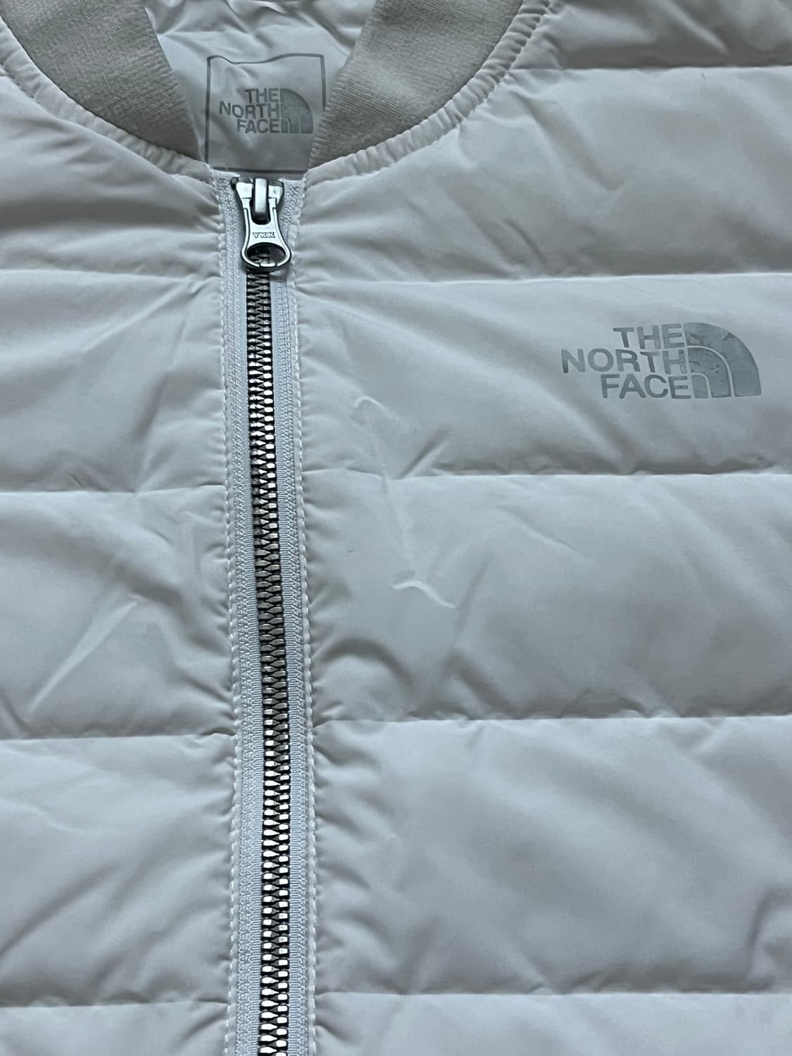 노스페이스 흰색 경량 패딩 85 S 상품이미지4