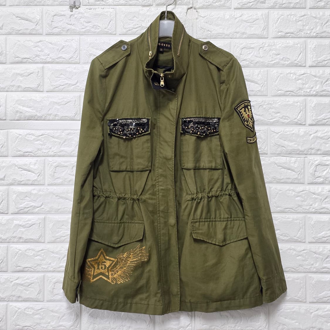 택포// 에고이스트 카키 야상 자켓 M 상품이미지1