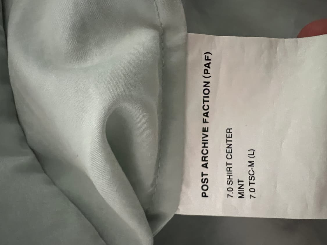 post archive faction 파프7.0 shirt center 상품이미지3