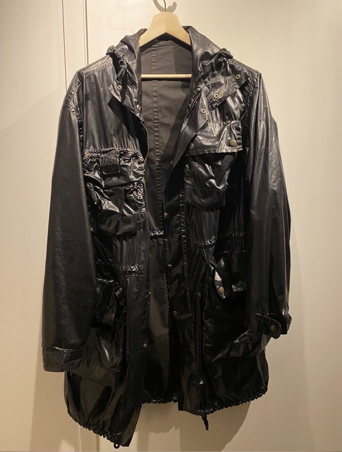 드리스반노튼 20ss 택티컬 파카 블랙 상품이미지2