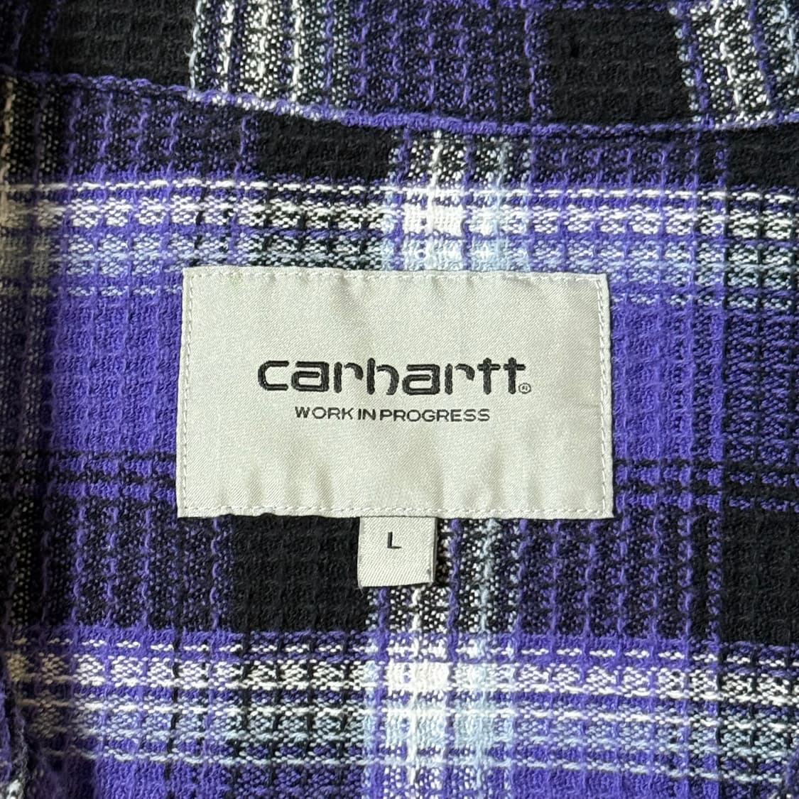 칼하트 WIP 헤프너 오픈 니트 셔츠 L 상품이미지5