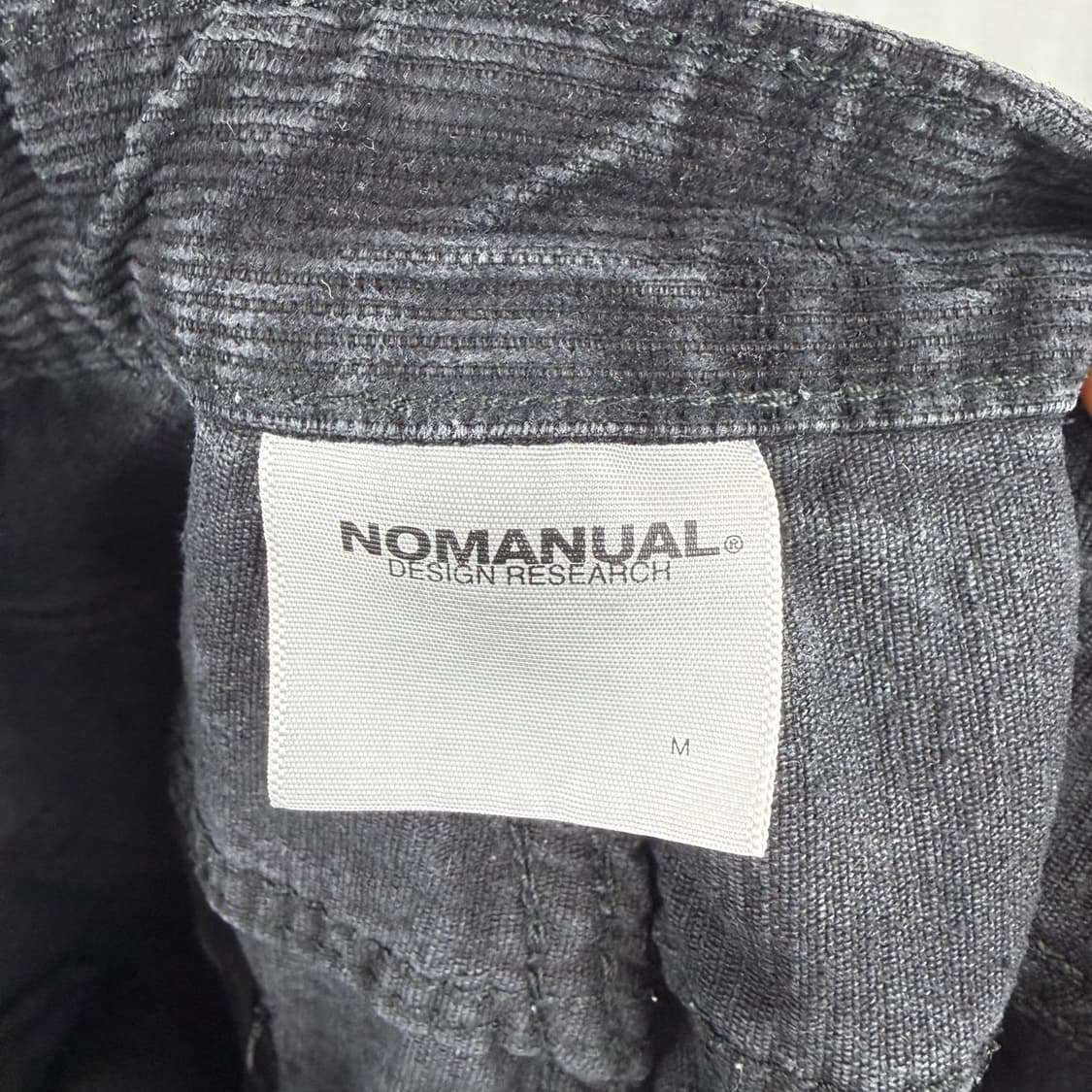 (M) 노매뉴얼 코듀로이 팬츠 블랙 상품이미지5