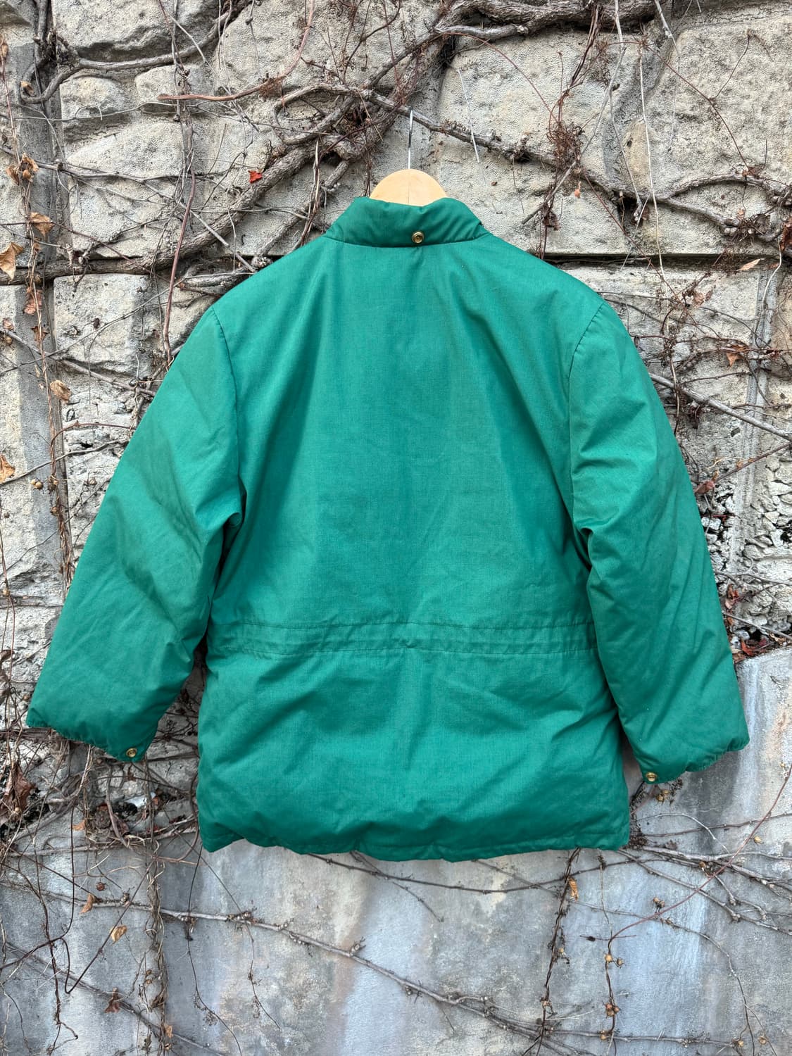 80s 에디바우어 4포켓 구스다운 패딩 자켓 그린 상품이미지2