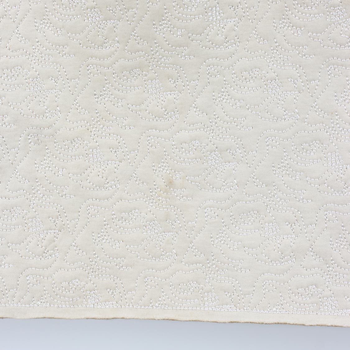 겐조 Kenzo 빈티지 자수 핀턱 H라인 아이보리 미디 스커트 치마 상품이미지2