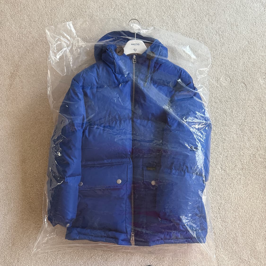 해지스 x 바스통 블루 레트로 헤비 다운 파카 패딩 상품이미지7